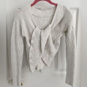 Carbon38 Reversible Sweater White Size XS